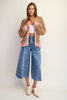 Two tone long sleeve cardigan
