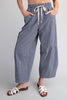 RESTOCKED Off white Striped Relaxed Fit Pants
