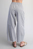 Off white Striped Relaxed Fit Pants