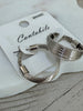 Layered wire hoop earrings