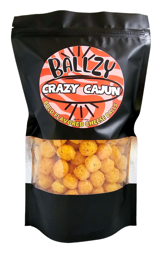 Ballzy's Gourmet Crazy Cajun Cheese Puffs