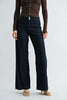 JBD (Just Black Denim) pintuck trouser wide leg jeans