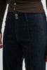 JBD (Just Black Denim) pintuck trouser wide leg jeans