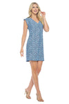 Jane floral cap sleeve shift dress