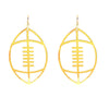 Football wire earrings Earrings Kenze Panne Gold  