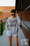 Game Day Cozycord animal print sweatshirt