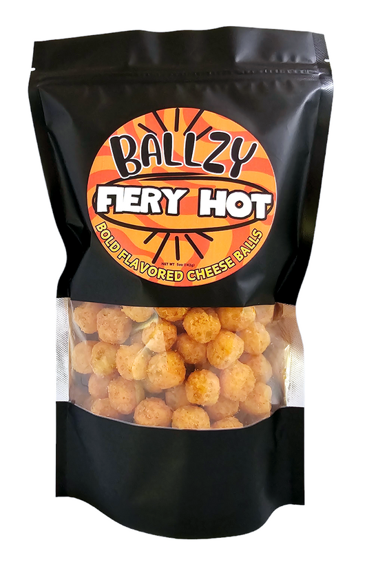 Ballzy's Gourmet Fiery Hot Cheese Balls Food Oak Alley Farms   