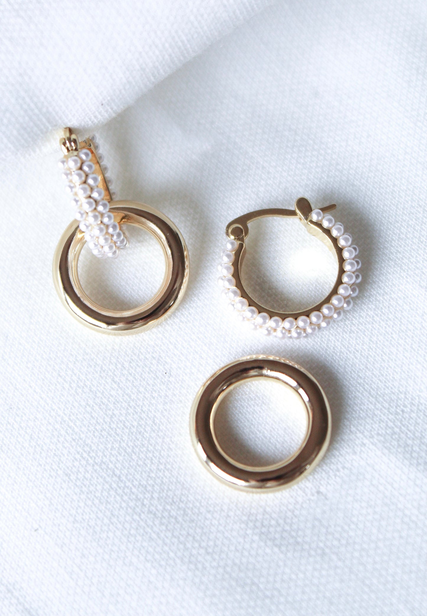 Kinsey Designs Holland Peral Hoop gold-filled earrings Earrings Kinsey Designs   