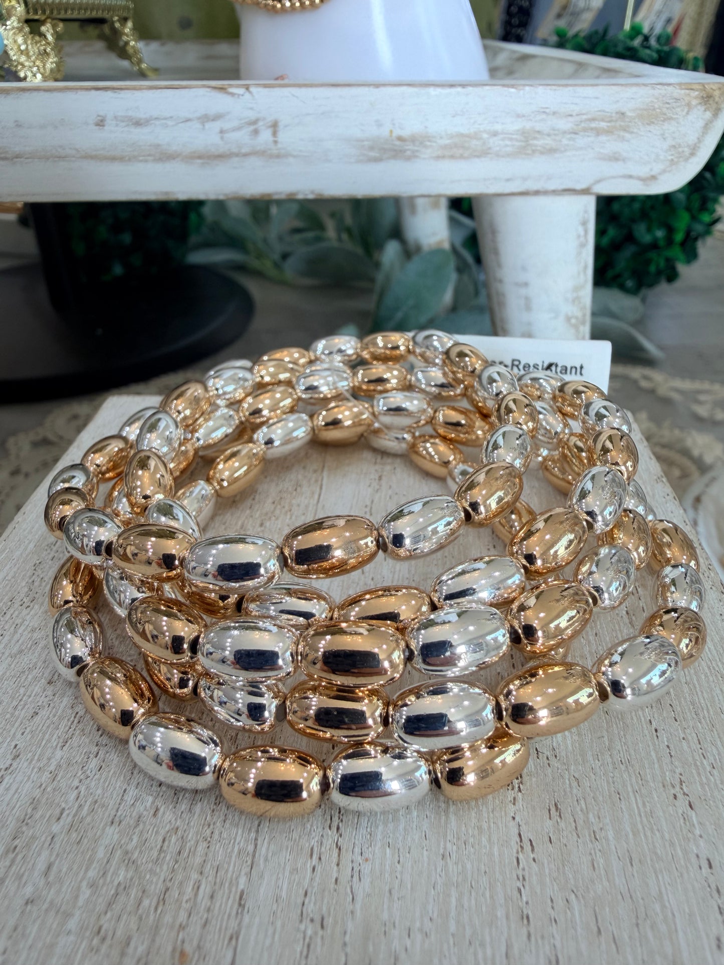 Water resistant bracelets