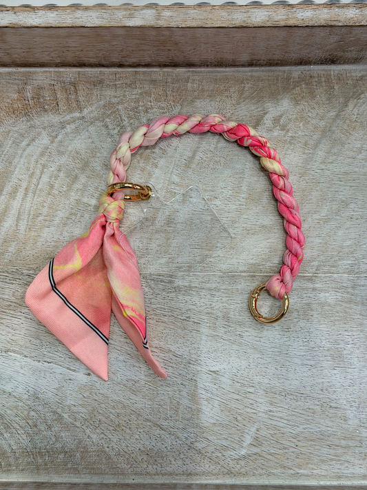 Twisted fabric bracelet