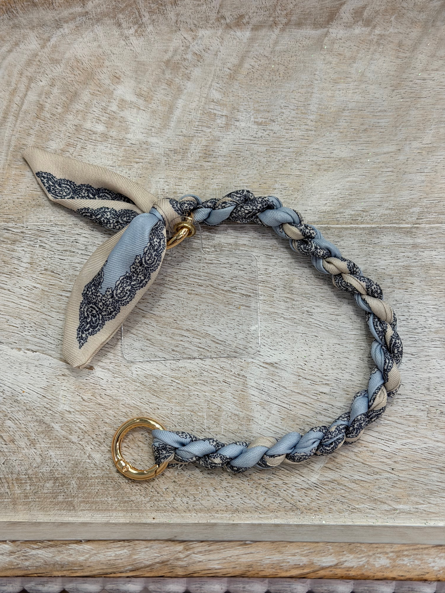 Twisted fabric bracelet