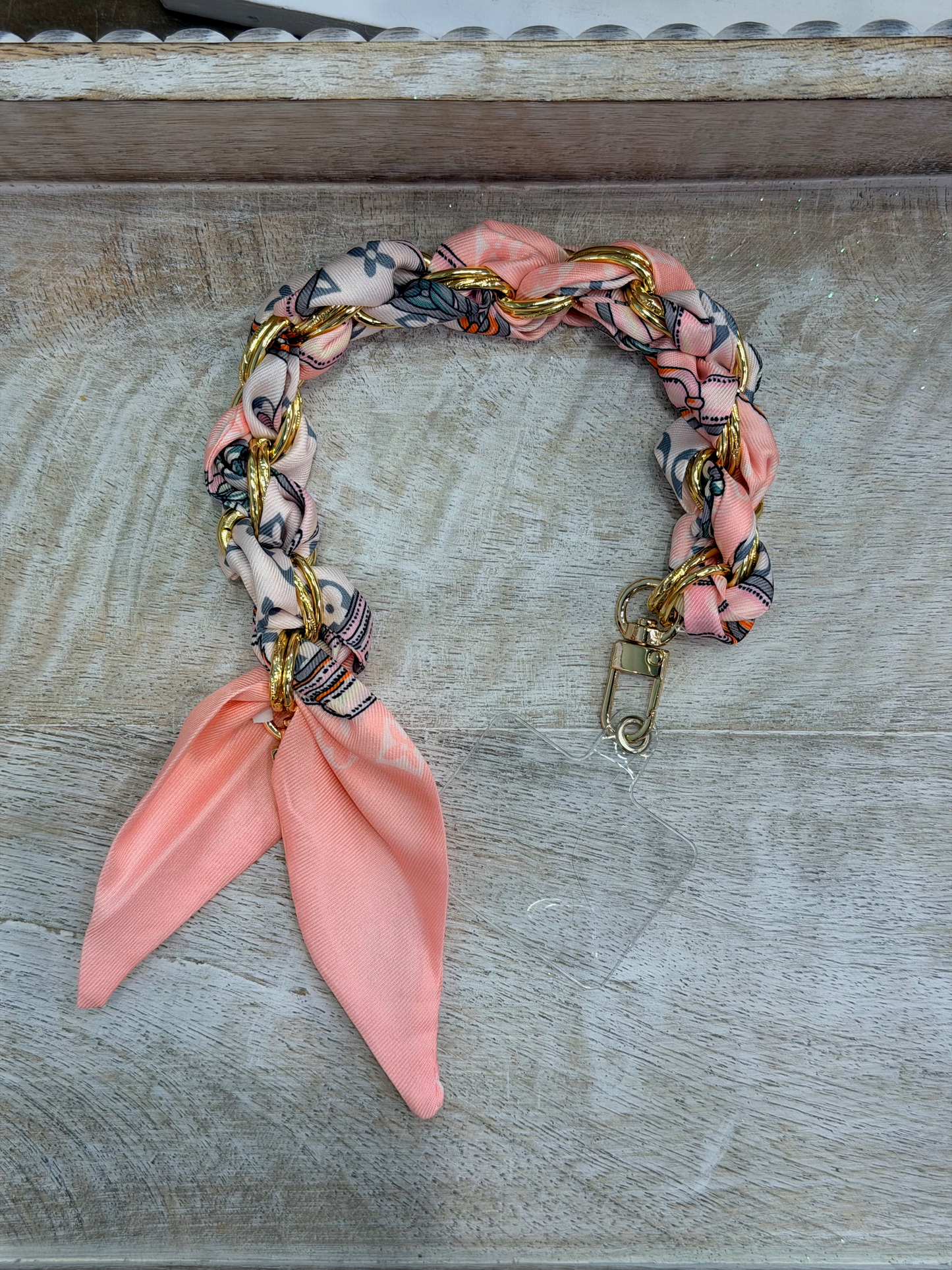 NEW COLORS ADDED Scarf phone case wrist wrap keychain/purse charm