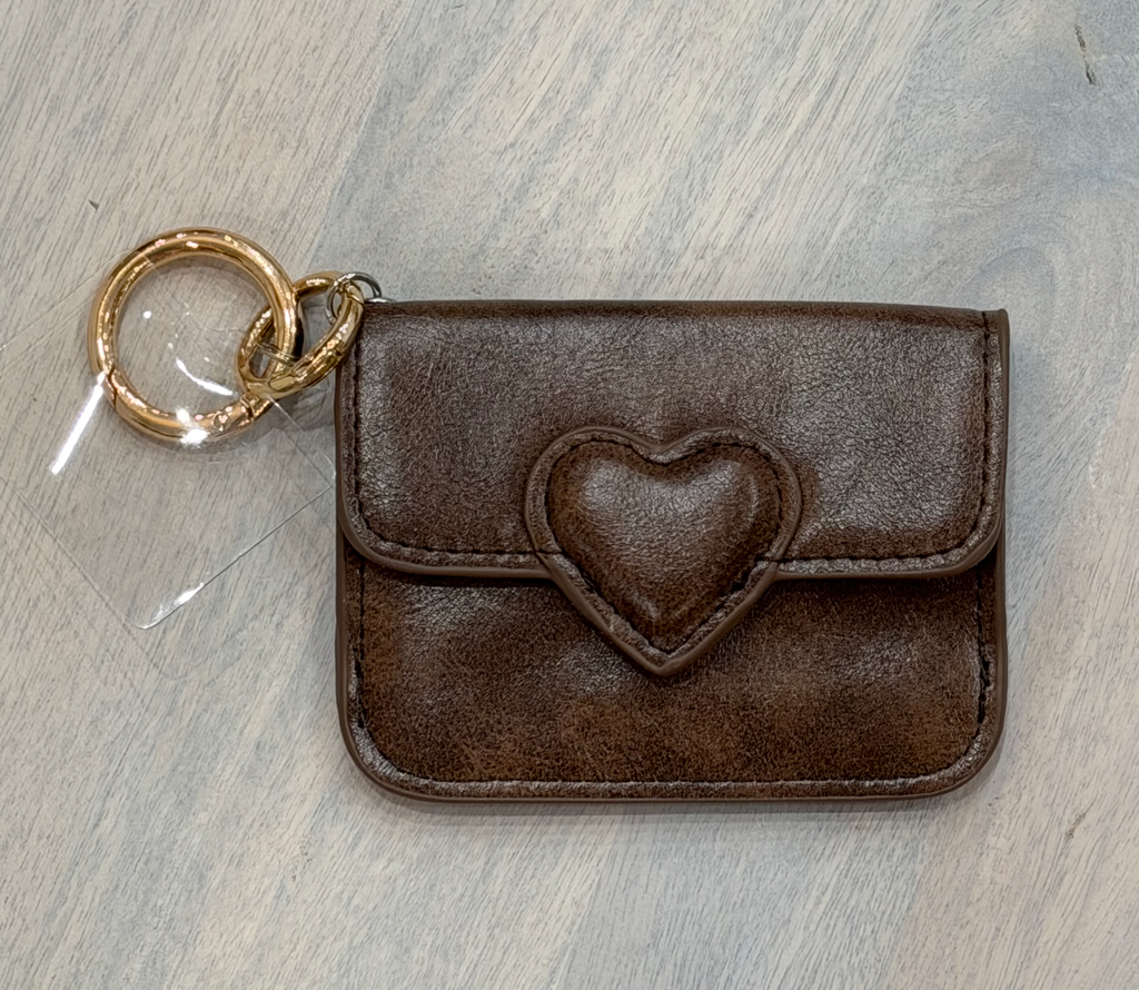 Heart credit card wallet