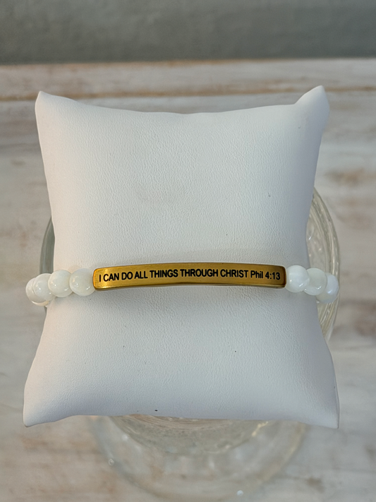 I can do all things through Christ bracelets