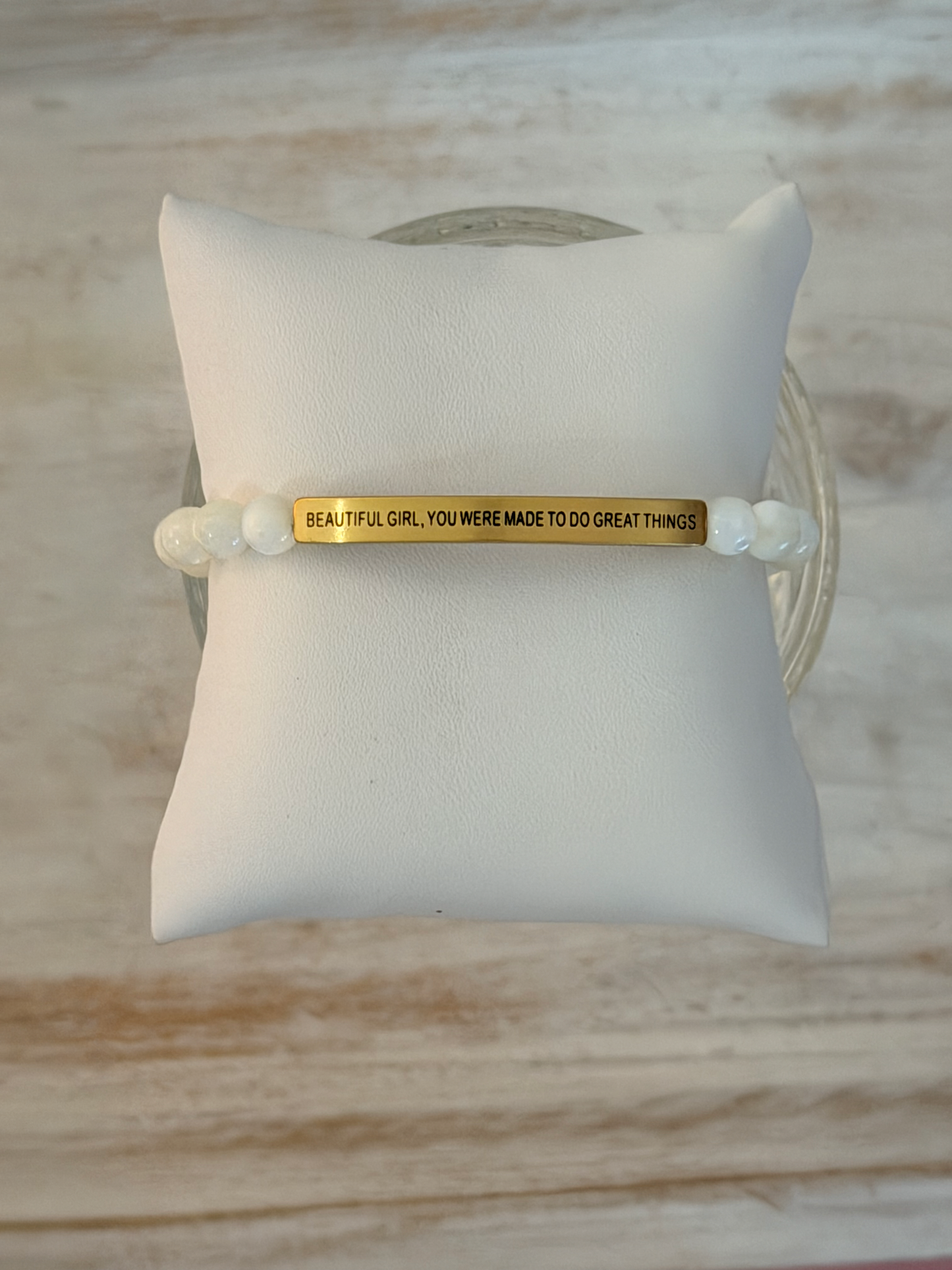 Beautiful Girl You Were Made to do Great Things bracelets
