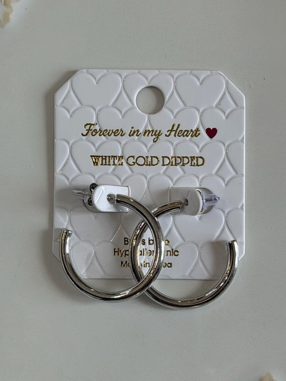 14k dipped hoop earrings - MULTIPLE COLORS