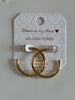 14k dipped hoop earrings - MULTIPLE COLORS