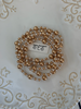 Water resistant gold and silver variable size beads stacked bracelet