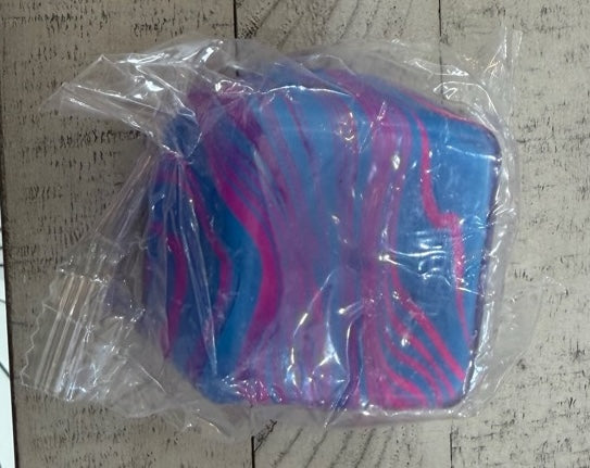 Tie dye cube fidget toy