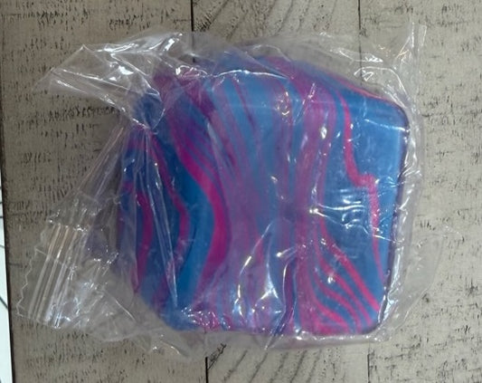Tie dye cube fidget toy