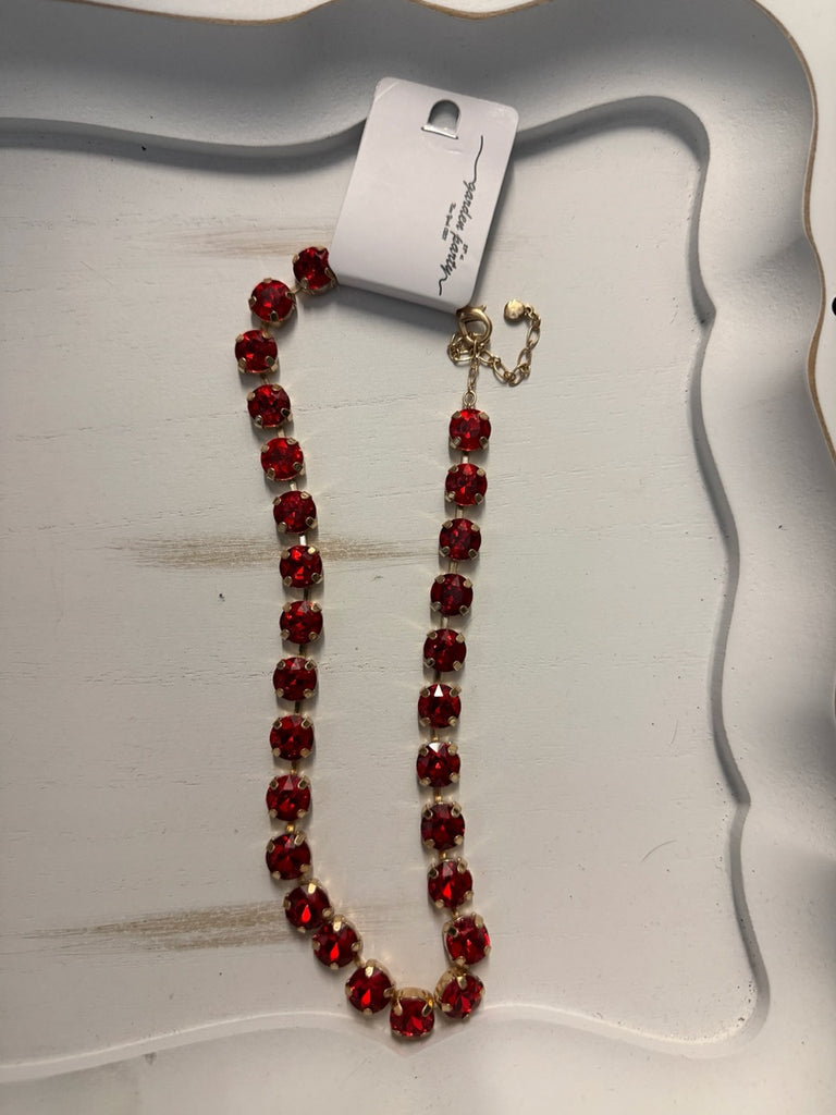 Small gem necklace