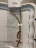 Gem 18k Gold Plated Gems and Cross Necklace