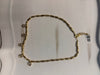 Necklace featuring a barrel links and chunky decorative gemstones