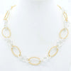 Gold and Silver Multi Link 16"-18" Necklace