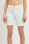 Risen tummy control high rise relaxed mid length shorts