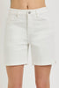 Risen tummy control high rise relaxed mid length shorts