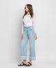 Flying Monkey super high rise cuffed baggy wide leg pant