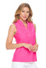 Evelyn ruffle neckline sleeveless top