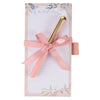Stylish magnetic faith shopping list with pen