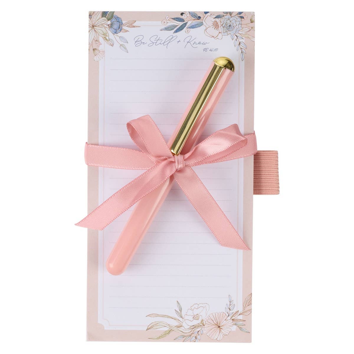 Stylish magnetic faith shopping list with pen