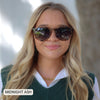 Dax Eyewear Midnight - Women's Polarized Medium Horn Sunglasses