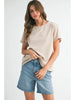 RESTOCKED FALL COLORS Mali Baby Tee Short Sleeve Top