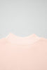 NEW Oversize Blessed Embroidered Mock Neck Sweatshirt