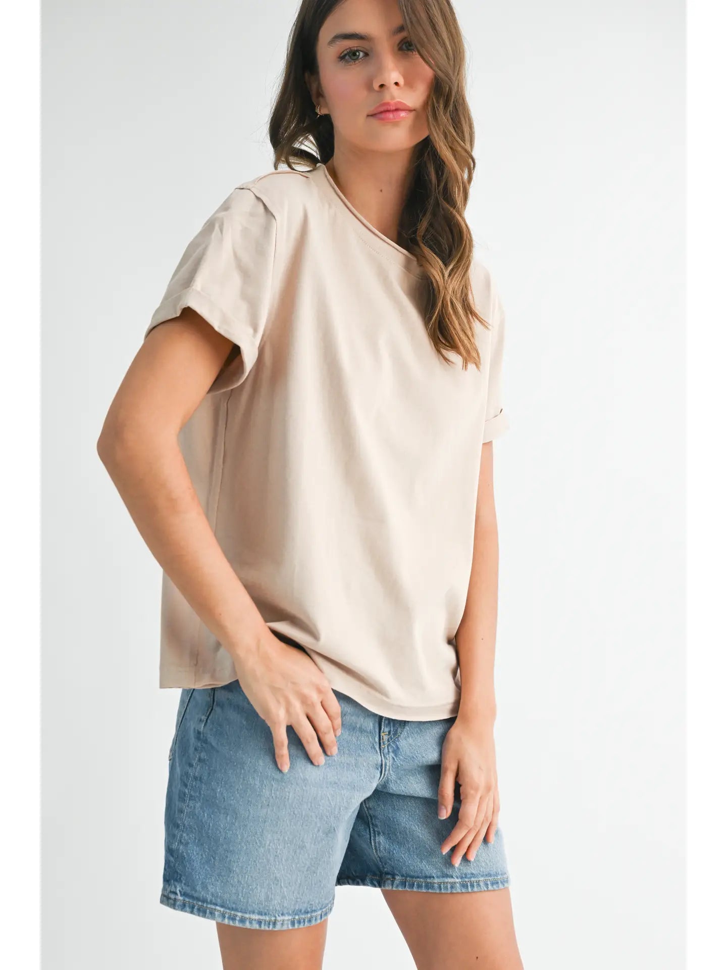 RESTOCKED FALL COLORS Mali Baby Tee Short Sleeve Top