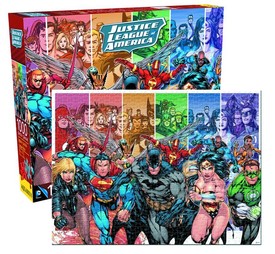 DC Comics Justice League of America Puzzle - 1,000-Piece Jigsaw Puzzle Gifts Ivy and Pearl Boutique   