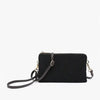 Jen & Co 3 Riley monogrammable compartment crossbody/wristlet purse