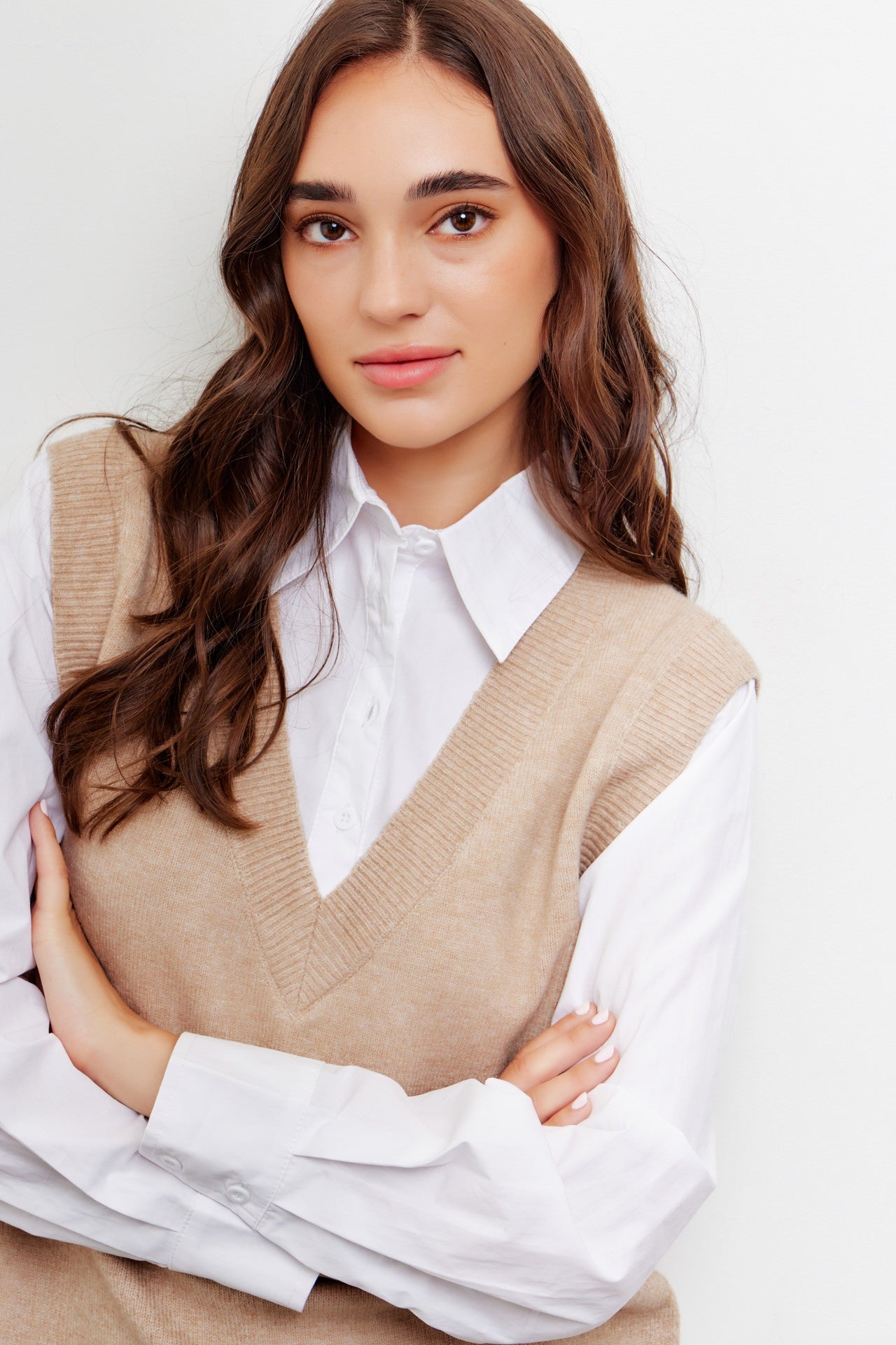 Mixed media mini sweater dress with layered shirt – Ivy and Pearl Boutique Mixed media mini sweater dress with layered shirt – Ivy and Pearl Boutique