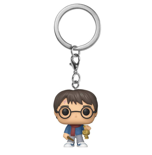 Harry Potter Christmas Keychain - Holiday Harry Pocket Pop! Key Chain Gifts Ivy and Pearl Boutique   