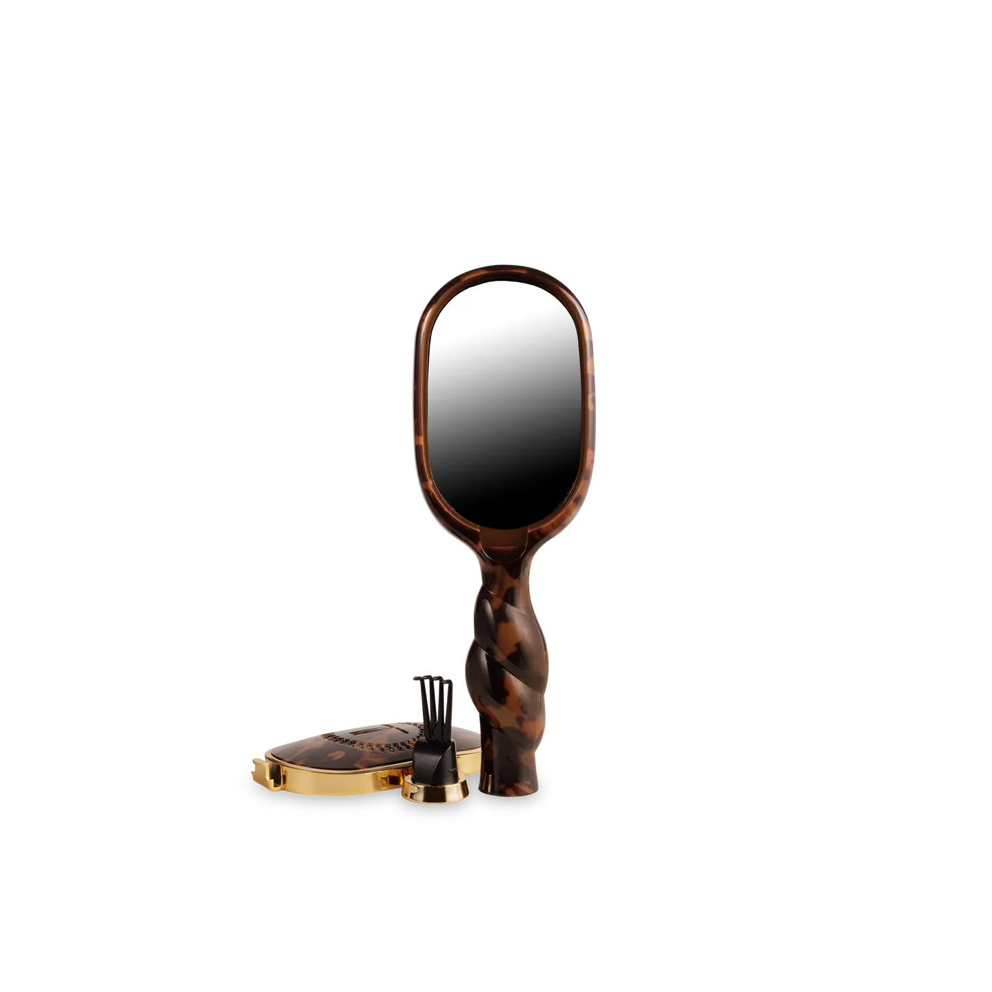 Teleties Mini Boar Bristle Hair Brush - Tortoise