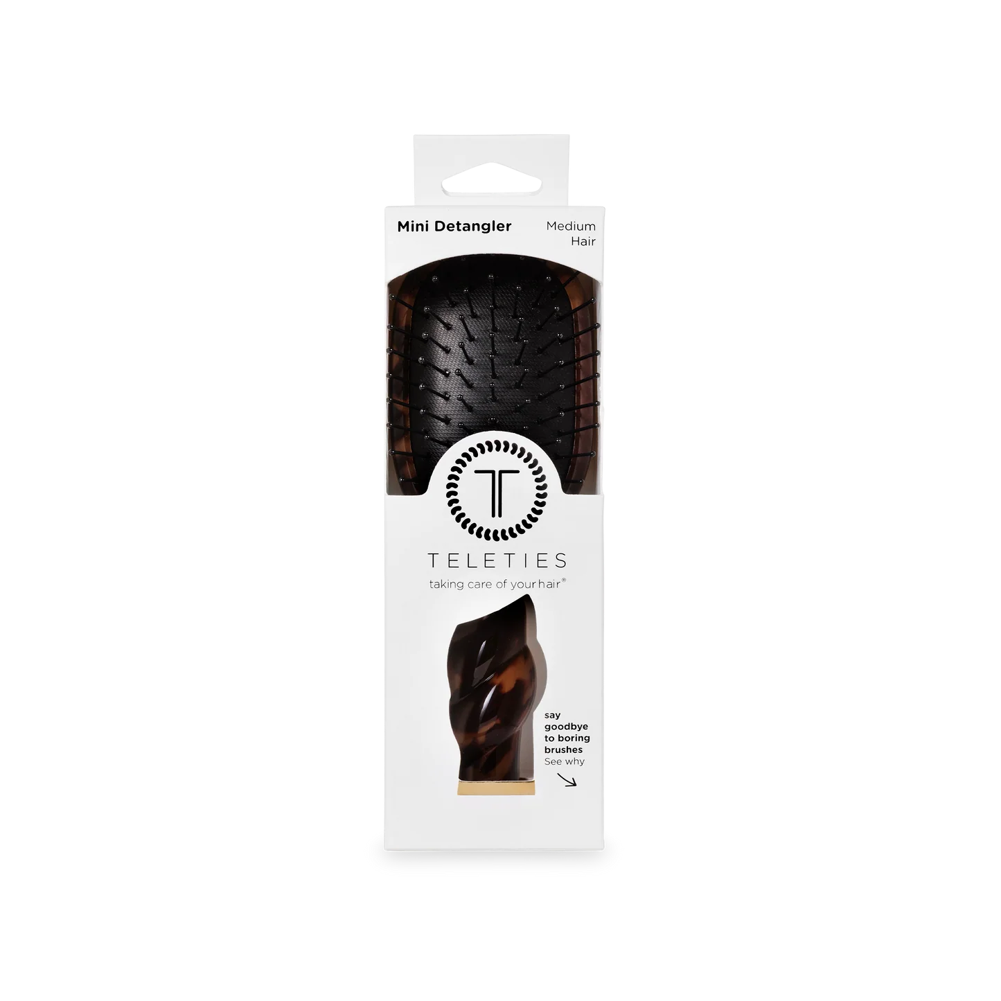Teleties mini detangler brush - medium