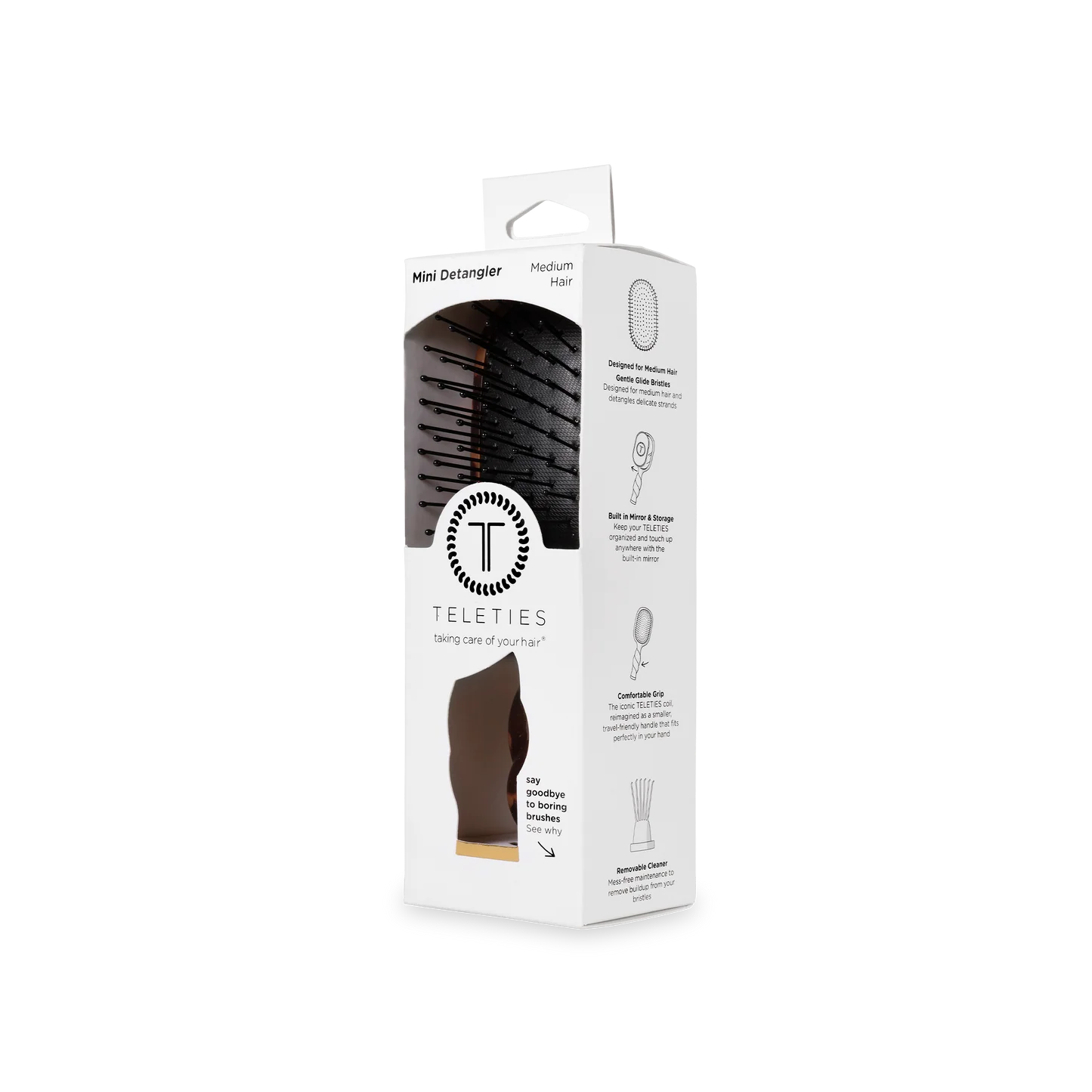 Teleties mini detangler brush - medium