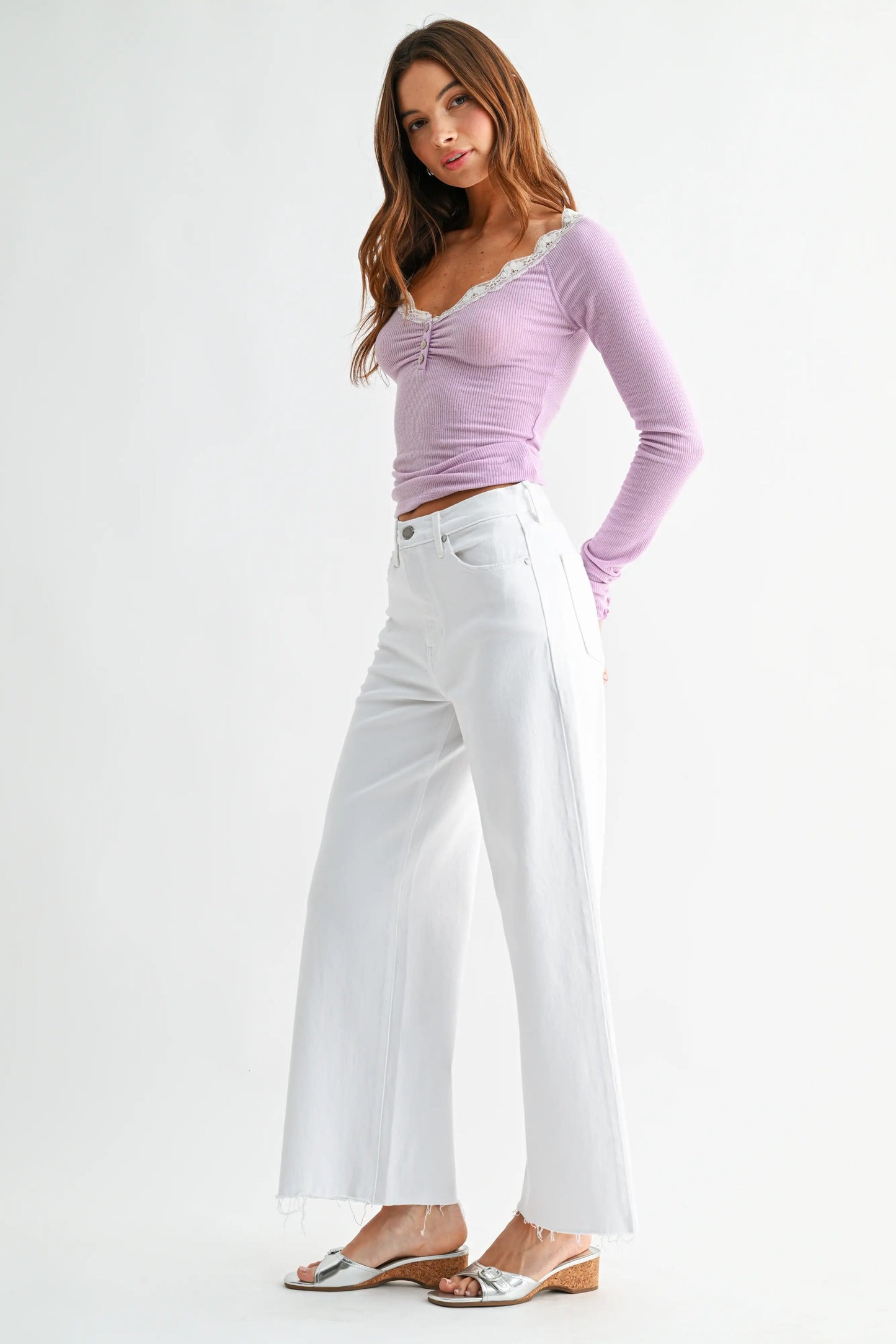JBD (Just Black Denim) Collection High Rise Wide Leg Pants