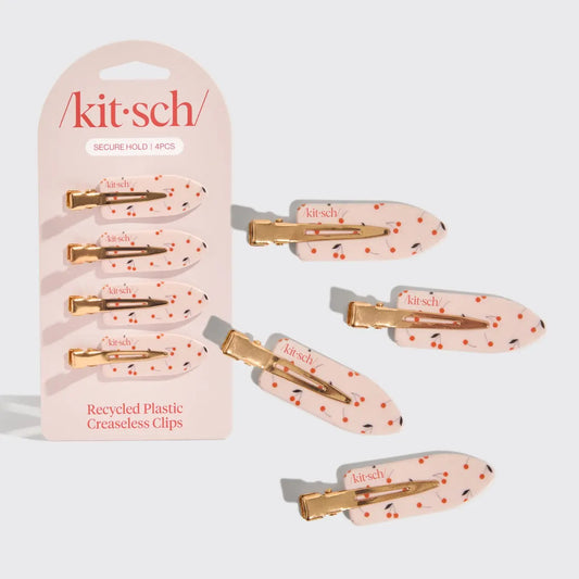 Kitsch Recycled Plastic Creaseless Clips 4pc Set
