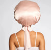 Kitsch adjustable oversized satin bonnet
