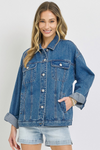 Risen dark oversize jacket