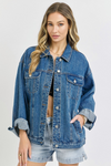 Risen dark oversize jacket